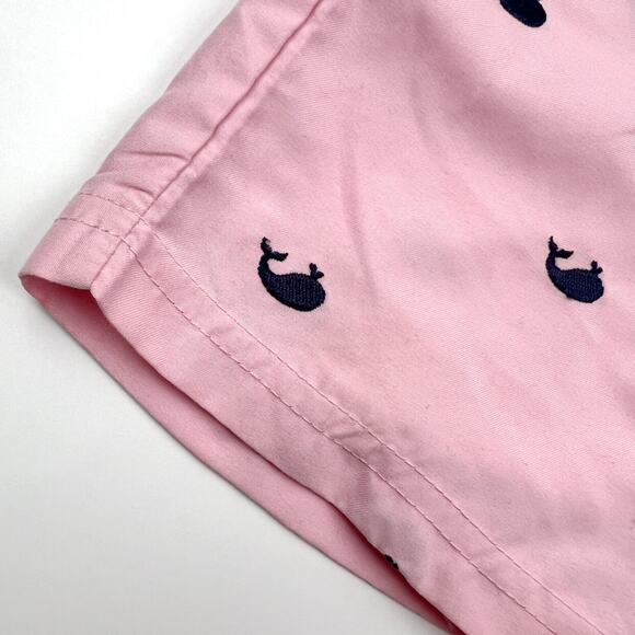 Edgehill Collection Pink Whale Swim Shorts - Picture 2 of 4